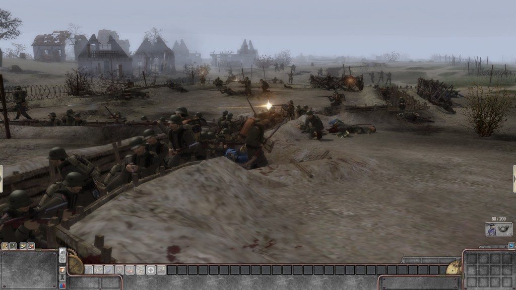 World War 1 Battle of Empires screenshot of trench fighting