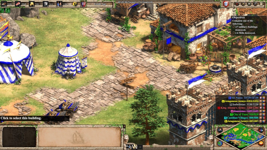 Analysing Age of Empires II Portuguese Campaign- Battle of Toro and The Old World