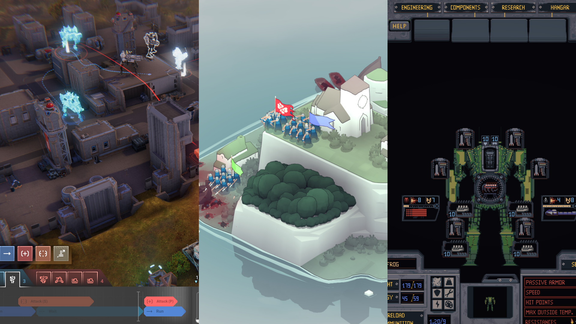 Phantom Brigade, Mech Engineer screenshots of general images for each game