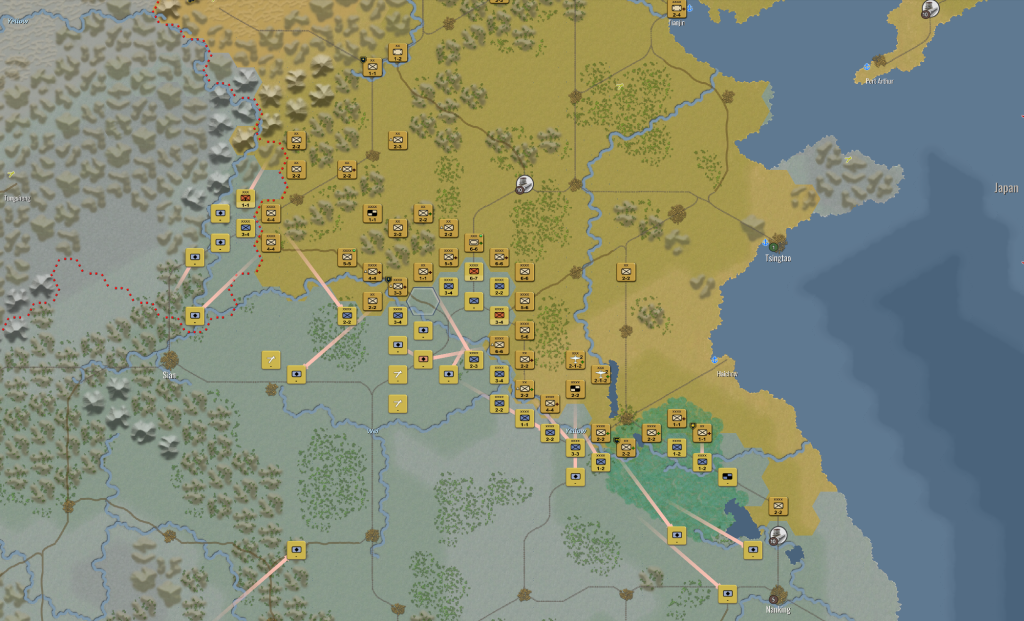 Warplan Pacific Screenshot of China Invasion